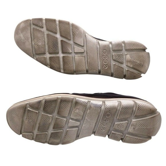 Ecco Shoes Men's 12-12.5 EU 46 Brown Leather Comfort Lace Up Loafer - Picture 7 of 8